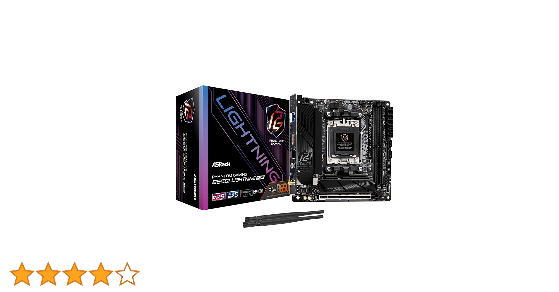 マザーボード ASRock PG B650I Lightning WiFi AM5 ITX B650I Lightning WiFi | B650I Lightning WiFi | ASRock